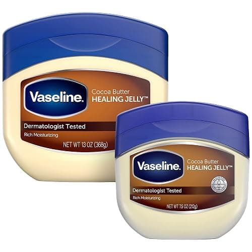 Vaseline Cocoa Butter Healing Jelly, 2-Size Variety Bundle – #1 Dermatologist-Recommended Skin Protectant, Healing Ointment for Sensitive and Dry Skin - Image 1