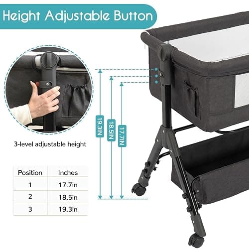 3 in 1 bedside bassinet  thumbnail 3