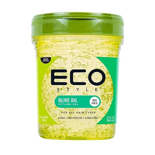 Eco Style Olive Oil Eco Styler Hair Gel, Hydrate and Style, Alcohol-Free, Green 946 ml (Pack of 1) - Image 1