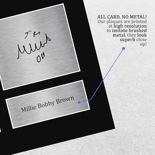HWC Trading Millie Bobby Brown V2 Strange Hawkins Thing Gifts Printed Signed Autograph Picture for TV Show Fans - US Letter thumbnail 5