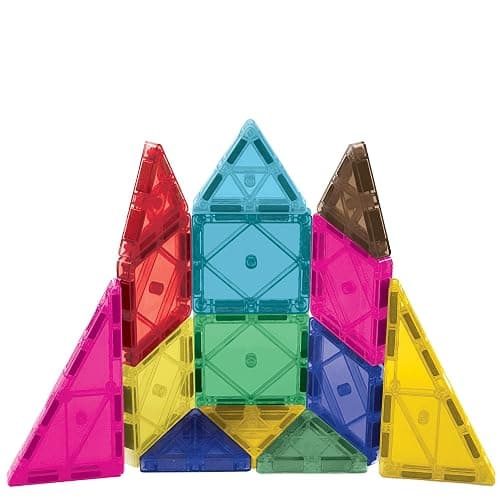 CreateOn Crayola Limited Edition Retro PIP Magnetic Tiles Set, Building Set for Kids, STEM Toys for Boys and Girls Ages 3 and Up, 14-Piece Set thumbnail 5