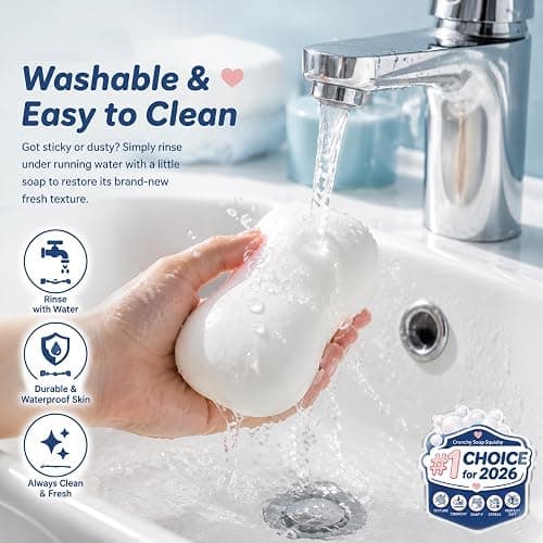 Crunchy Soap Squishy, Realistic TPR Crunchy Squishy Stress Fidget Toy | Crunchy Soap Squishy Toy Relief Sensory Fidget with Satisfying Crush Sound Anxiety Release for Office Desk Adults Teens thumbnail 6