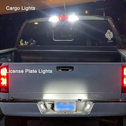 Xpismii 14 Piece 6000K White Ram Interior LED Light Kit Package Replacement for Dodge Ram 1500 2500 3500 Pickup 2003 2004 2005 2006 2007 2008, with Placement Diagram and Install Tool thumbnail 7
