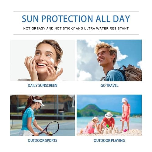 𝐶𝑒𝑛𝑡𝑒𝑙𝑙á Sunscreen SPF 50, Face Sun Screen Long-Lasting, Cen-tella Madagascar Sunscreen, Korean Skincare (Blue 2) - Blue 2 thumbnail 7