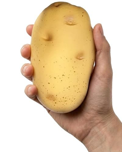 Alpi Potato Squishy Toys – Soft Squeeze Toys for Adults – Realistic Fake Food Stress Ball, a Funny Gift Idea for Home or Office - Image 1