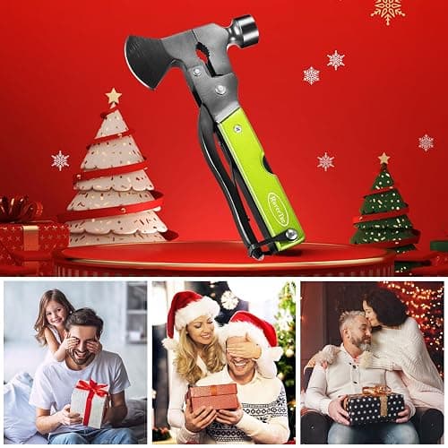 Christmas Gifts for Men Dad, RoverTac Multitool Axe for Mens Gifts, Gifts for Dad Husband Dad Boyfriend, Christmas Gifts Mens Stocking Stuffers-14 in 1 Multi Tool Axe Hatchet thumbnail 8
