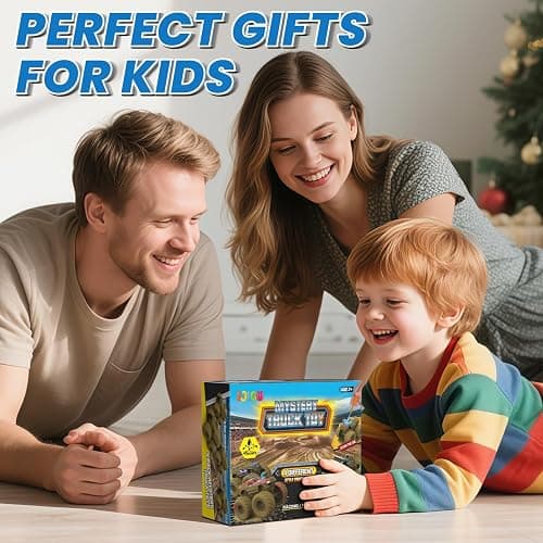 IJIGU Monster Truck Toys for 3 4 5 6 7 Year Old Kids, Wash to Reveal Monster Trucks for Toddlers, 4 Pack Toy Trucks with Realistic Mud Paint, Ideal Christmas, Birthday Gifts for Boys Grils thumbnail 7