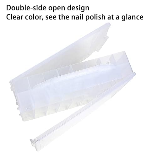 Kissbuty Universal Nail Polish Holder Organizer for 48 Bottles Adjustable Dividers Space Saver thumbnail 6