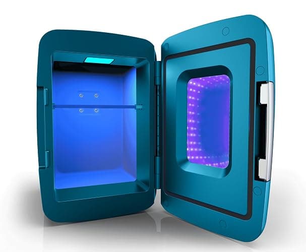 Frigidaire EFMIS179 Gaming Light Up Mini Beverage Refrigerator, Blue thumbnail 11