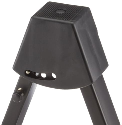 Amazon Basics Adjustable Folding Guitar Stand, A-shape, Fully Assembled - For School Music Program, Concerts & Multiple Users, Black, 8.66 x 15.16 x 3.74 inches thumbnail 6