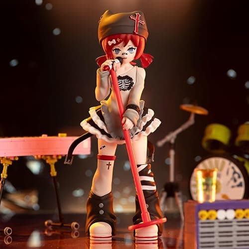 CALEMBOU Anime Blind Box, 6-inch Cute Girl Group Singing Stage Series Blind Box Figure, Collectable PVC Figure for Birthday Gifts (Haee Girls Singing Stage 1pc) thumbnail 9