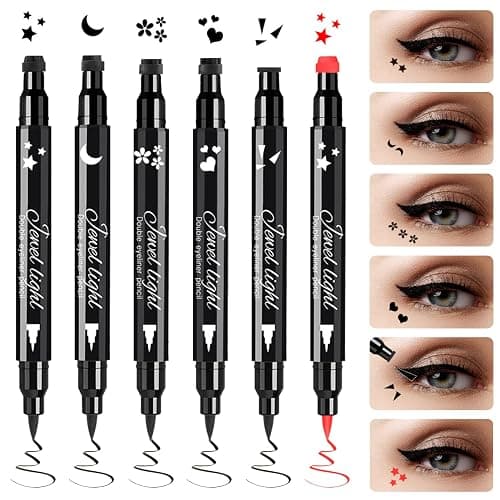 6Pcs Eyeliner Stamp Pen Set - Image 1