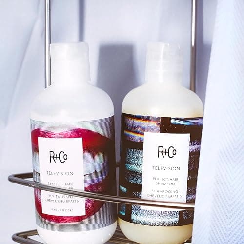 R+Co Television Perfect Hair Shampoo & Conditioner Set + Deluxe Sample (0.5oz) | Smooths, Adds Shine & Volume | Vegan + Cruelty-Free | 8.5oz (Pack of 2) thumbnail 6