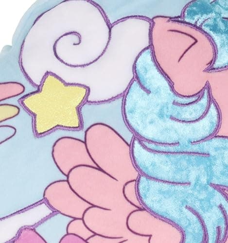 Jay Franco Shaped Decorative Pillow – 15 Inch Kids Ultra-Soft Stuffed Plushie & Cozy Throw Pillow, Official Licensed Product, Blue - My Little Pony thumbnail 5