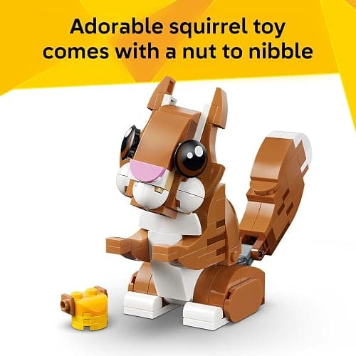 LEGO Creator 3 in 1 Cute Animals: Playful Puppy Dog Building Toy - Bedroom Decor for Girls & Boys, Ages 8+ - Gift for Birthdays - Build a Dog, Squirrel, or Duck - 31382 thumbnail 5