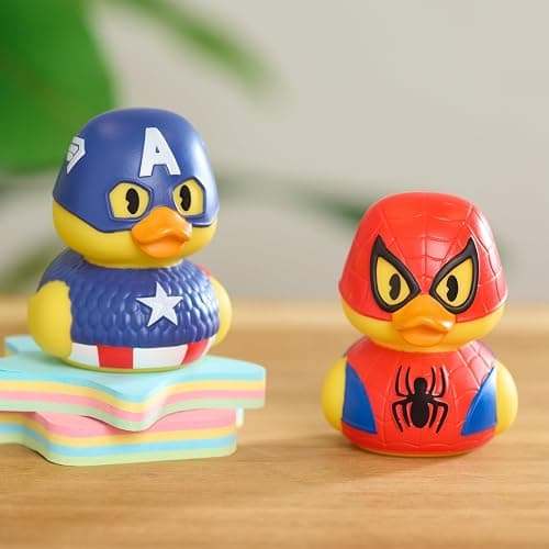 Duckalooz Character Duck Toys, Star Wars™ and Marvel 7pack Bundle | 2.75-inch Tall, Includes Darth Vader, Grogu, The Mandalorian, Marvel's Spiderman, Iron Man, Black Panther, Captain America thumbnail 5