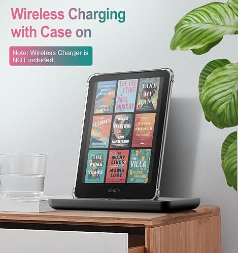 MoKo Hülle für 7" Kindle Paperwhite (12. Generation - 2024) und Kindle Colorsoft Signature Edition 2024, Ultradünne, Flexible, Transparente TPU-Schutzhülle, Klar thumbnail 5