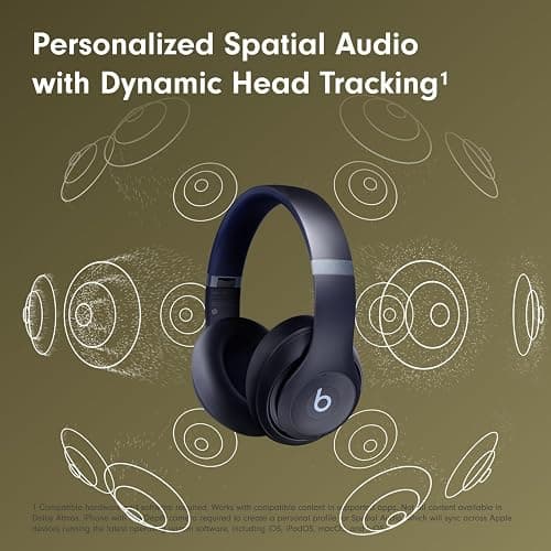 Beats Studio Pro (Renewed Premium) Wireless Bluetooth Noise Cancelling Headphones - Navy thumbnail 6