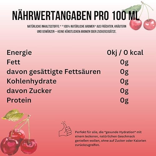 Duft-Pods Original für Air Up Flasche mit erfrischendem Kirsche-Geschmack - 0 Zucker, 0 Kalorien nur natürliches Aroma - 3x Air Up Pods für 15L Wasser mit Geschmack durch Duft thumbnail 2