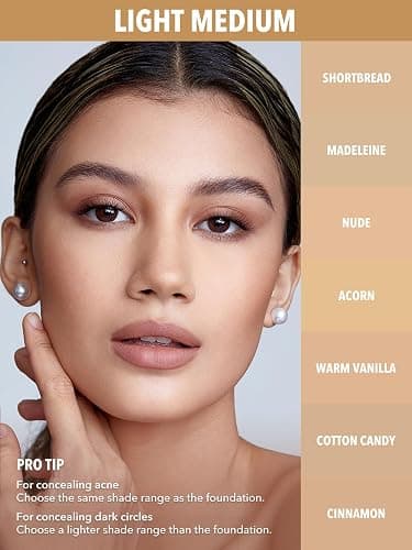 SHEGLAM 12HR Full Coverage Concealer Matte Finish Concealer Stick for Under Eye and Dark Circles - Nude thumbnail 3