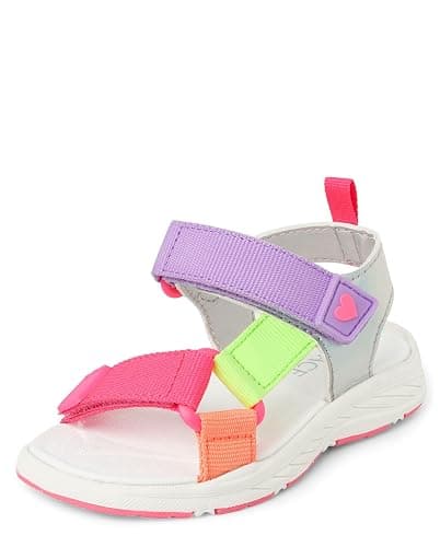 The Children's Place girls Baby Girls and Toddler Sporty Sandals With Adjustable Straps - Image 1