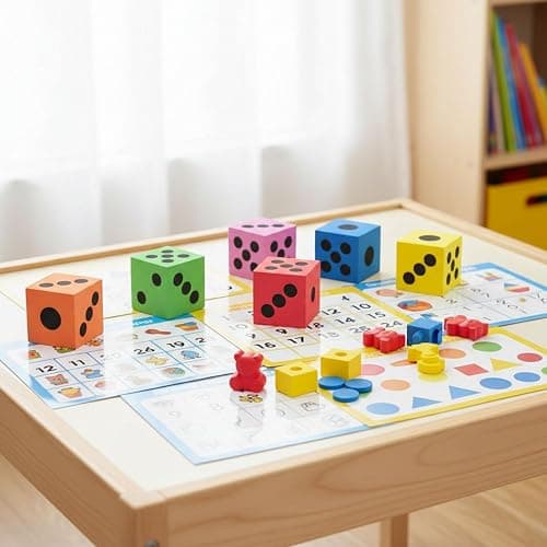 ~ 12 ~ Foam Dice ~ 1.5 Inch ~ Games Math Teaching ~ NEW thumbnail 5