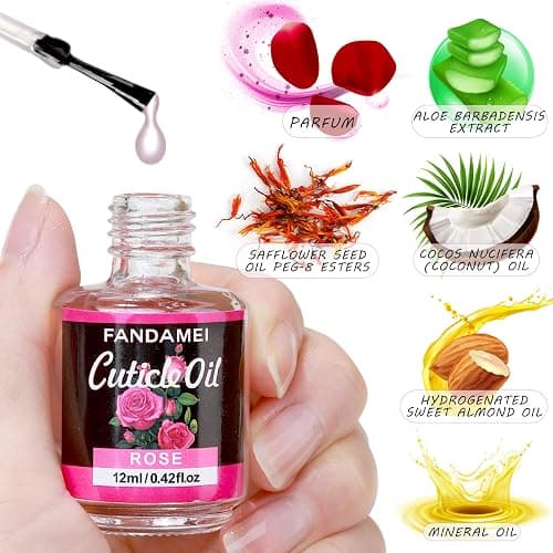 FANDAMEI Nail Files and Buffers, Manicure Tools Nail Care Kit with Nail File, Nail Buffer Block, Cuticle Care for Women with Nippers, Pusher Peeler. Cuticle Oil and Nail Prep Kit. thumbnail 6