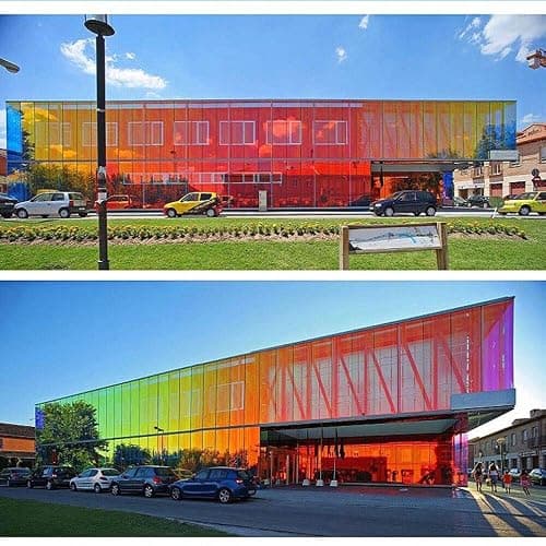 Holographic Decorative Iridescent Window Film Adhesive Glass Film Chameleon Rainbow Effect for Home Decal DIY Christmas Party Decoration, 35.4Inch x 10Feet, Warm Color thumbnail 4