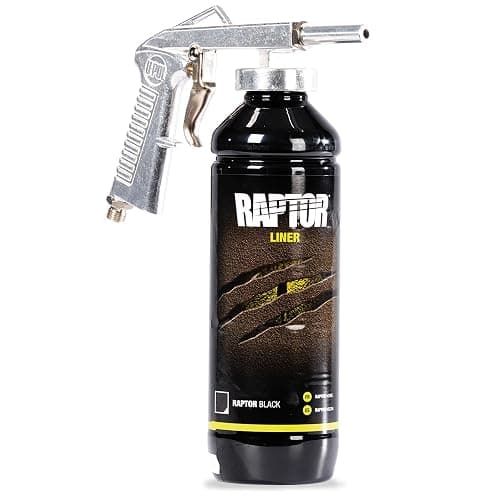 U-POL Raptor Black Urethane Spray-On Truck Bed Liner Kit, Protective Paint with Spray Gun, for Tailgates & Trucks, Vehicle Undercoating, 4 Quart Kit thumbnail 6