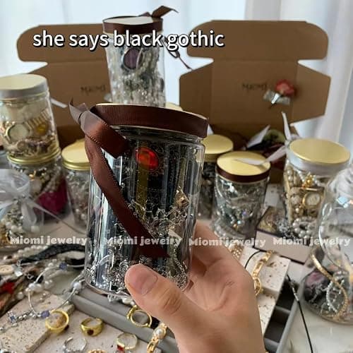 mystery jewelry jar custom mystery jewelry jar vintage whimsical fairy gothic thumbnail 4