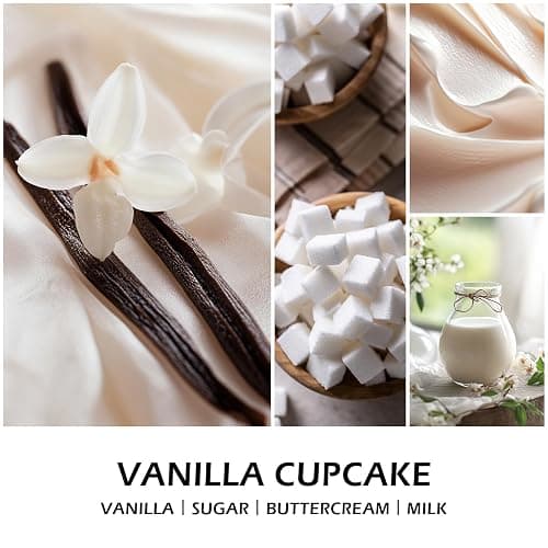 Molensun Vanilla Cupcake Scented Candle, Mother's Day Gifts, Aromatherapy Jar Candles, 7 oz Long Lasting Candles, Soy Wax Candle Gift for Women thumbnail 2
