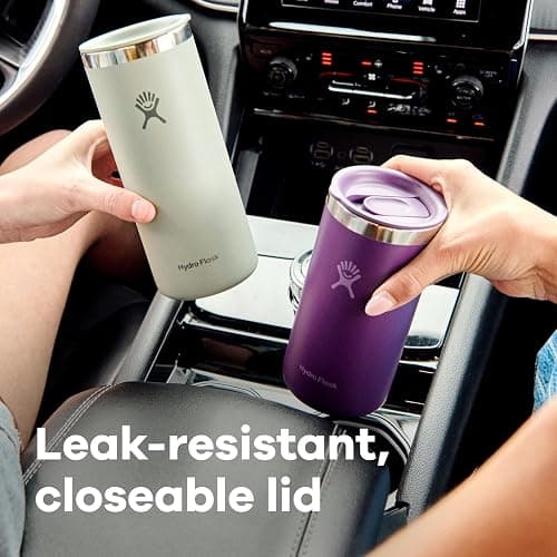 Hydro Flask Travel Coffee Cup – Insulated Stainless Steel, Non-Spill, Leak Proof to-Go Coffee Tumbler 16 Oz Agave Green thumbnail 6