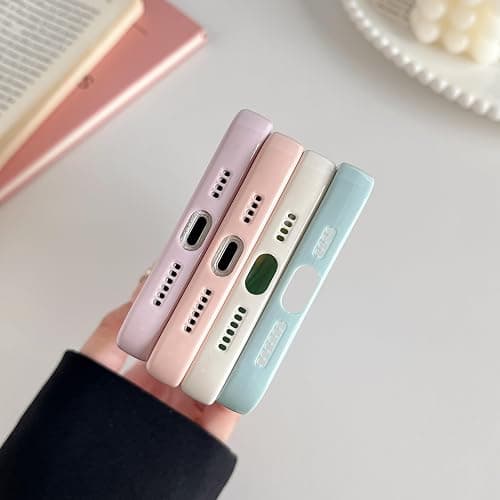 ZTOFERA Hülle für iPhone 13 Pro, Niedliche Coole Band Schleife Weiches Silikon Handyhülle, Schlank Leichte Stoßfest Bumper Schutzhülle für iPhone 13 Pro 6,1"- Beige thumbnail 5