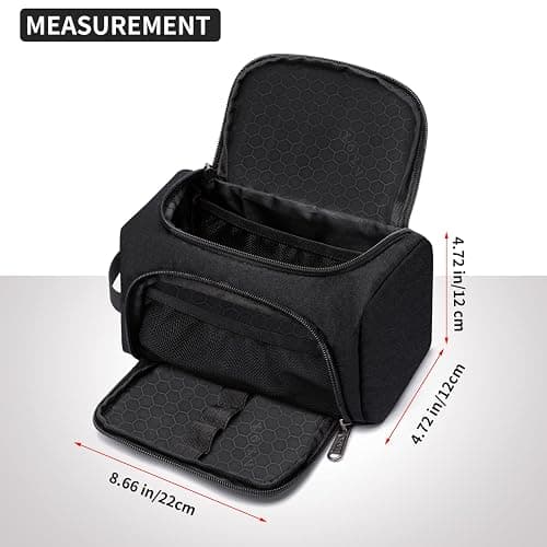 XQXA Large Capacity Pencil Case Organizer, Multifunctional Extra Big Pencil Pouch with Compartmens, Travel Simple Stationery Pen Bag, Fabric Pencil Bag for Men Women Girl Boy (Black) thumbnail 3