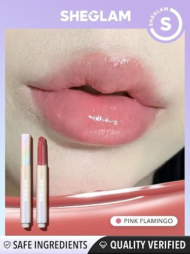 SHEGLAM PoutPerfect Moisturizing Solid Lip Gloss Non Sticky Lipstick with Coconut Oil - Pink Flamingo thumbnail 10