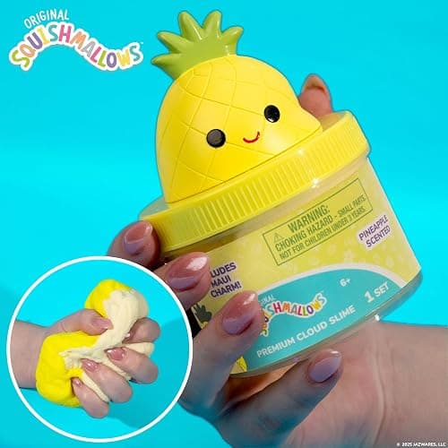 Original Squishmallows Maui The Pineapple Premium Cloud Slime, Pineapple-Scented, Squishmallows Party Favors for Kids 8-12, Girl Toys 8-10 Years Old, Slime Kit for Girls Ages 8-12, Slime for Kids thumbnail 5