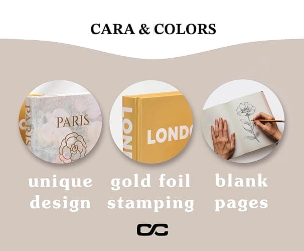 Decorative Books for Home - Shelf Decor Accents - Set of 3 - Modern Hardcover Book Stack - Matte Gold Coffee & Entry Table Decoration - Contemporary Display - Fashion Designer Dresser Aestethics thumbnail 3