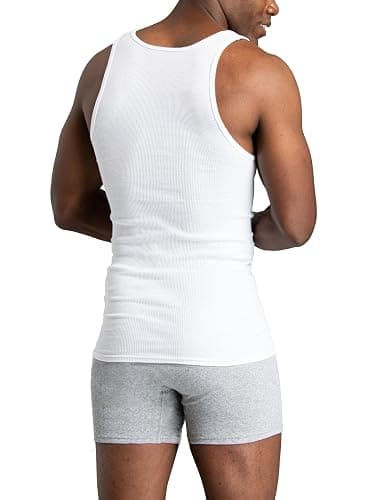 Fruit of the Loom Men's Sleeveless Tag Free Moisture Wicking Tank A-Shirt thumbnail 4
