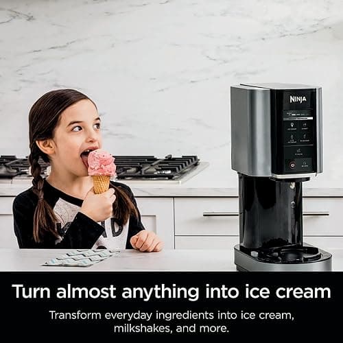 Ninja NC300 CREAMi Ice Cream Maker with (2) Pint Containers & Lids, Silver (Renewed) thumbnail 8