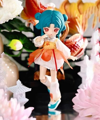 CALEMBOU BJD Blind Box, Cute Nagi Tread The Wind Chant Series Ball Jointed Doll Blind Box, 8 Inches Dress up Doll with Joints, Collectable Action Figure for Birthday Gifts thumbnail 5