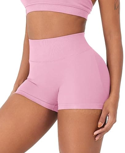 VOYJOY Women Workout Impact Shorts 2.5"/ 3.6"/ 4.5"/ 6" Scrunch Butt Lifting Gym Seamless Booty Biker Shorts thumbnail 3