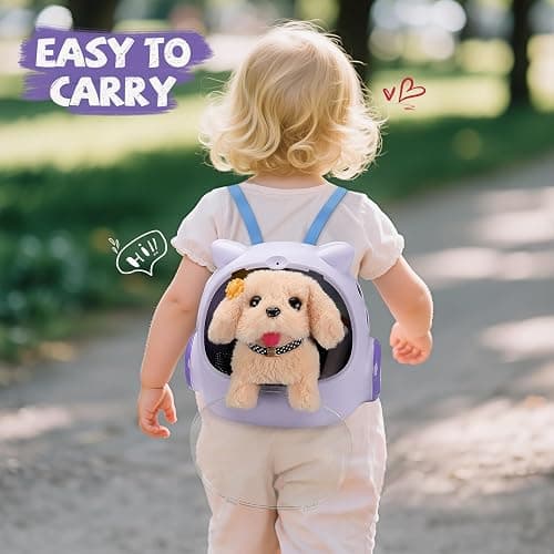 Vanvimen 16 Pcs Robot Dog Toys for Girls, Toys for 3 4 5 6 7 8 Year Old Girls Kids Boys, Realistic Robot Puppy Toddlers Girl Toy for 5-7 6-8, Ideas Birthday Gifts for Girl 3 4 5 6 Year Old thumbnail 3