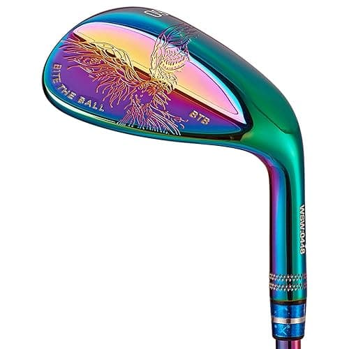 Golf Sand Wedge Club Men Right Hand lob Chipping - Suitable for Tournament Play,Quickly Cuts Strokes from Your Short Game Colorful - 58