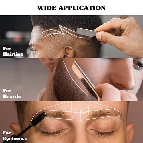 Red by Kiss 3PCS Barber Pencil with Built-in Sharpener - Edge Hairline Razor Trace and Beard Guide Outliner Pencils (Value Set) thumbnail 4