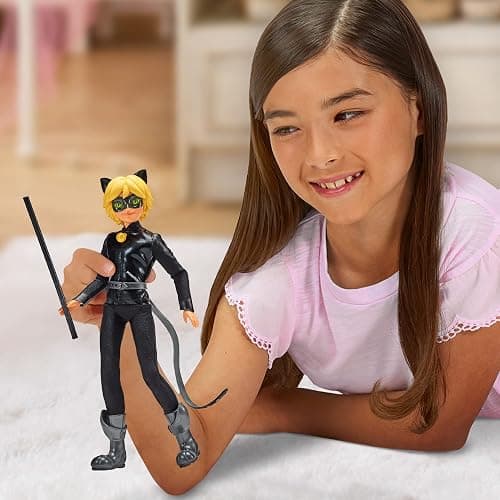 Miraculous Ladybug & Cat Noir Movie Exclusive 11" Cat Noir Action Doll thumbnail 2