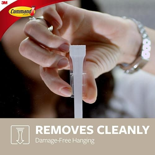 Command Picture Ledge, 21" Damage Free Hanging Floating Shelf with Adhesive Strips, Quartz, No Tools Picture Hanger for Displaying Decorations and Photographs, 1 Ledge and 10 Command Strips thumbnail 4