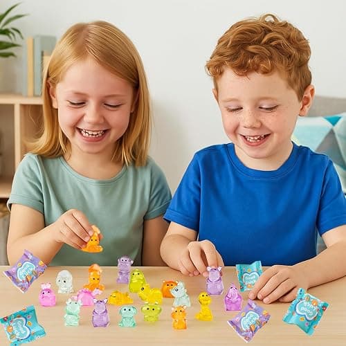 50 Pcs Glow in The Dark Mini Resin Animals Blind Bags, Mystery Figurines for DIY Crafts, Fairy Garden Decor, Dollhouse Accessories, Party Favors & Kids Surprise Gifts thumbnail 7