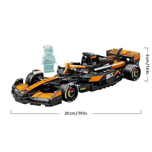 LEGO Speed Champions McLaren F1 Team MCL38 Race Car Toy - Model Kit w/a Collectible Formula 1 Driver Minifigure - Gift for 10+ Year Old Boys, Girls and Adult Motorsport Fans - 77251 thumbnail 10