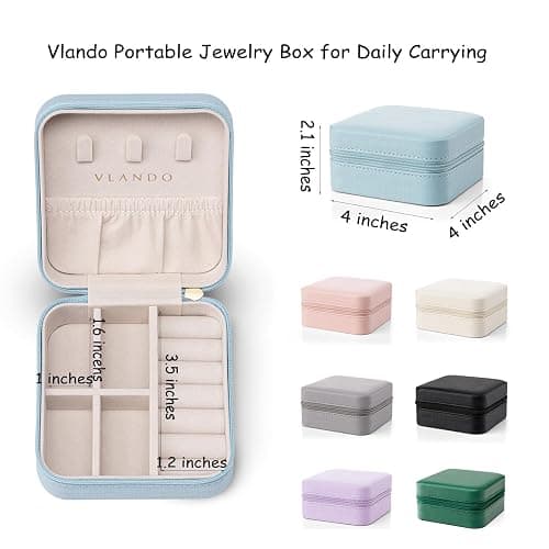 blue jewelry travel box thumbnail 7