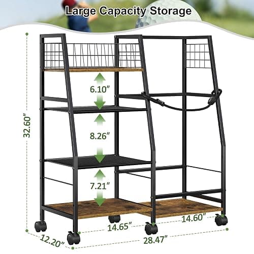 Golf Bag Garage Storage thumbnail 6